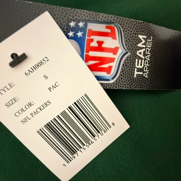 Green Bay Packers Men's G-III Sports/ Carl Banks Green Full-Zip Hoodie Sz S NWT - Picture 10 of 10